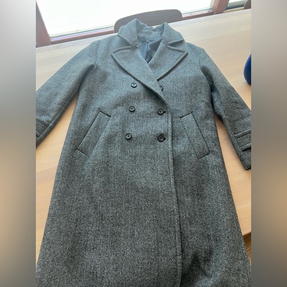 Nili Lotan women’s wool double breasted Mariette coat jacket s 6 8 - Picture 6 of 8